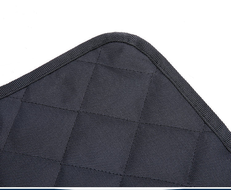 Dog Car Seat Hammock with Mesh Window, Zipper & Pocket — Rear Seat Protector for Travel