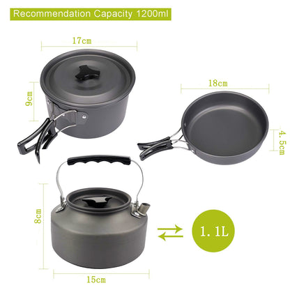 Camping Portable Outdoor Cooker Kettle – Lightweight & Durable